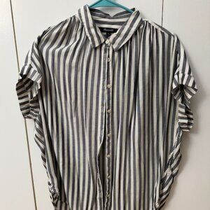 Madewell Central Stripe Shirt - Size M